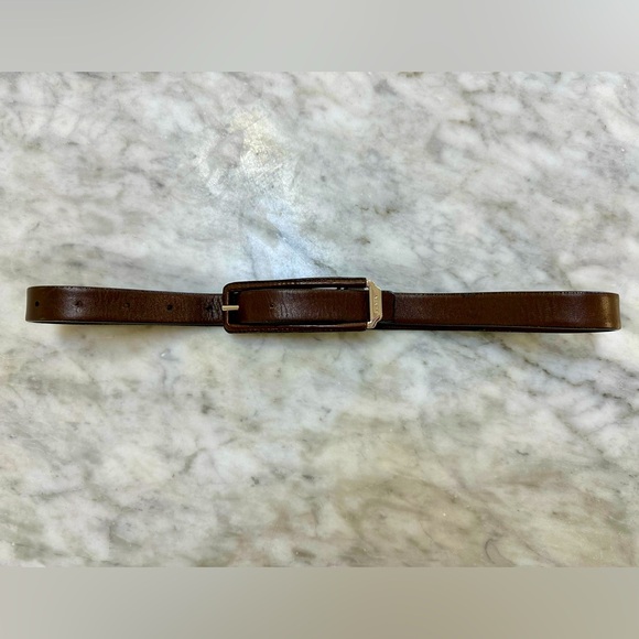 Prada women’s thin brown leather belt, size small, perfect condition! - Picture 4 of 5